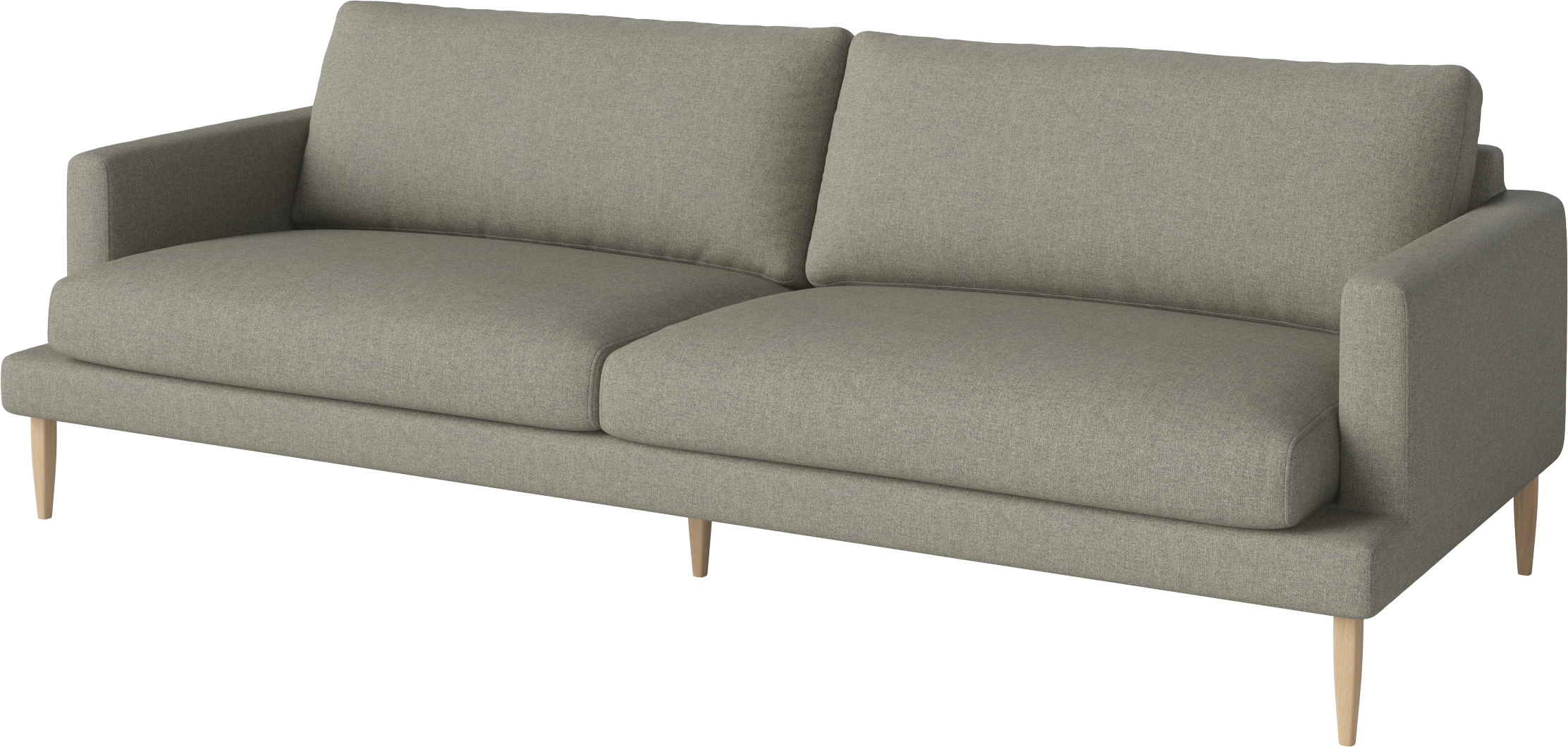 Sofa 3-osobowa VENEDA podstawa z bielonego drewna dębowego