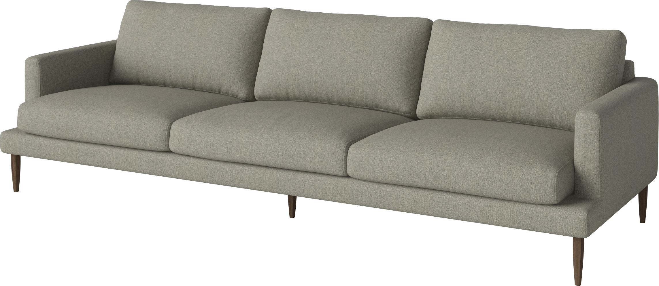 Sofa 4-osobowa VENEDA podstawa z ciemnego drewna dębowego