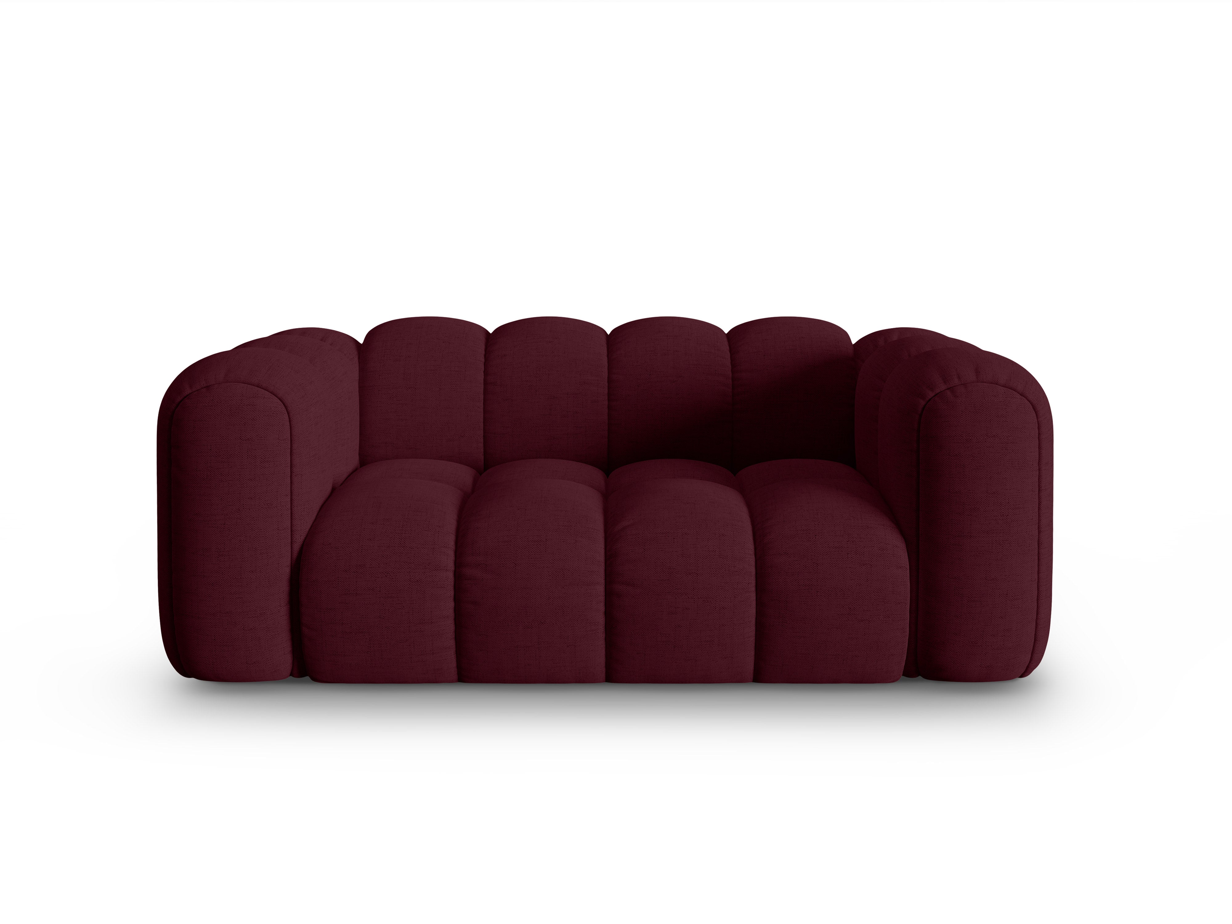 Sofa 2-osobowa ASTRO burgundowy szenil
