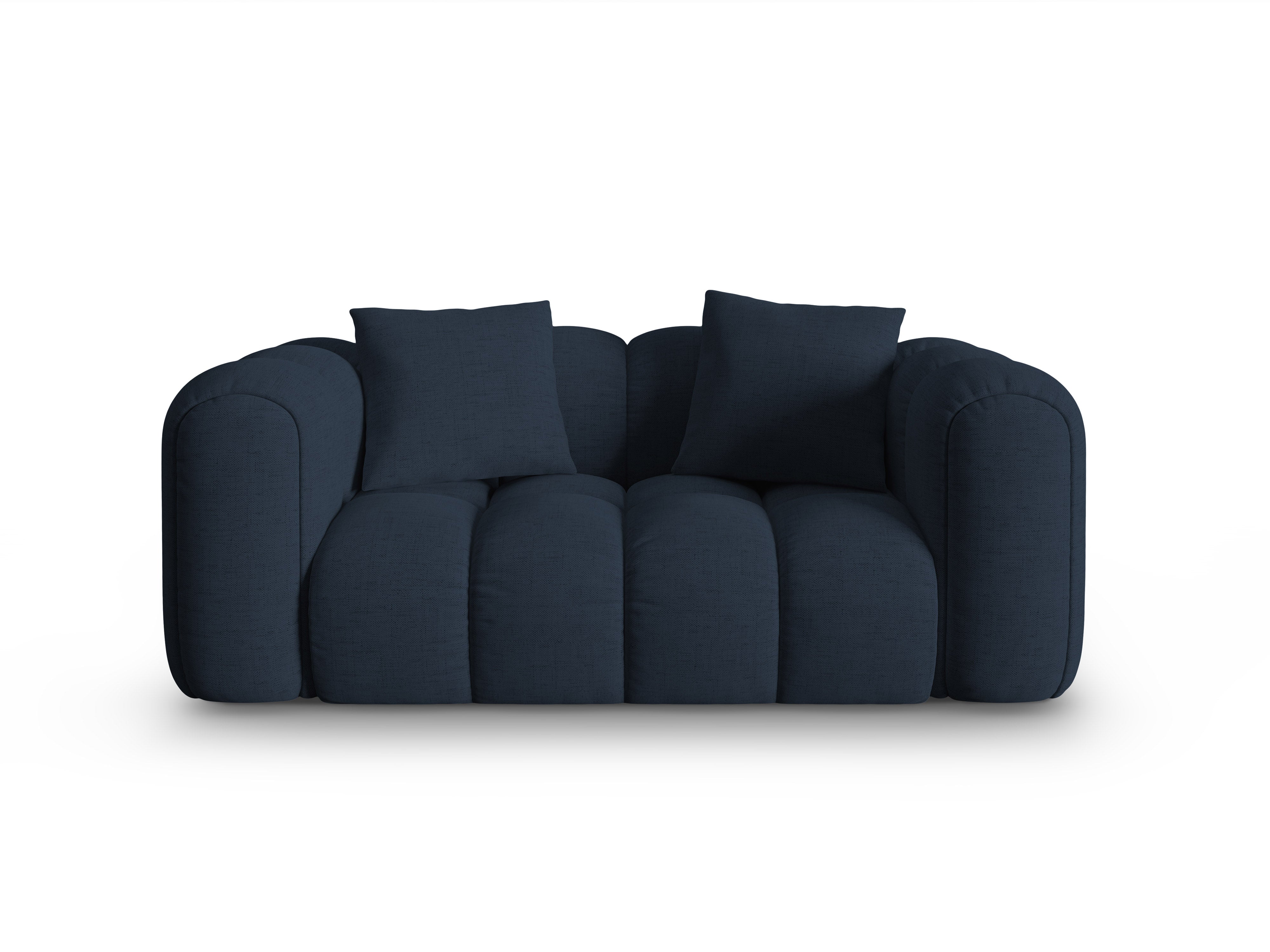 Sofa 2-osobowa ASTRO królewski granatowy szenil