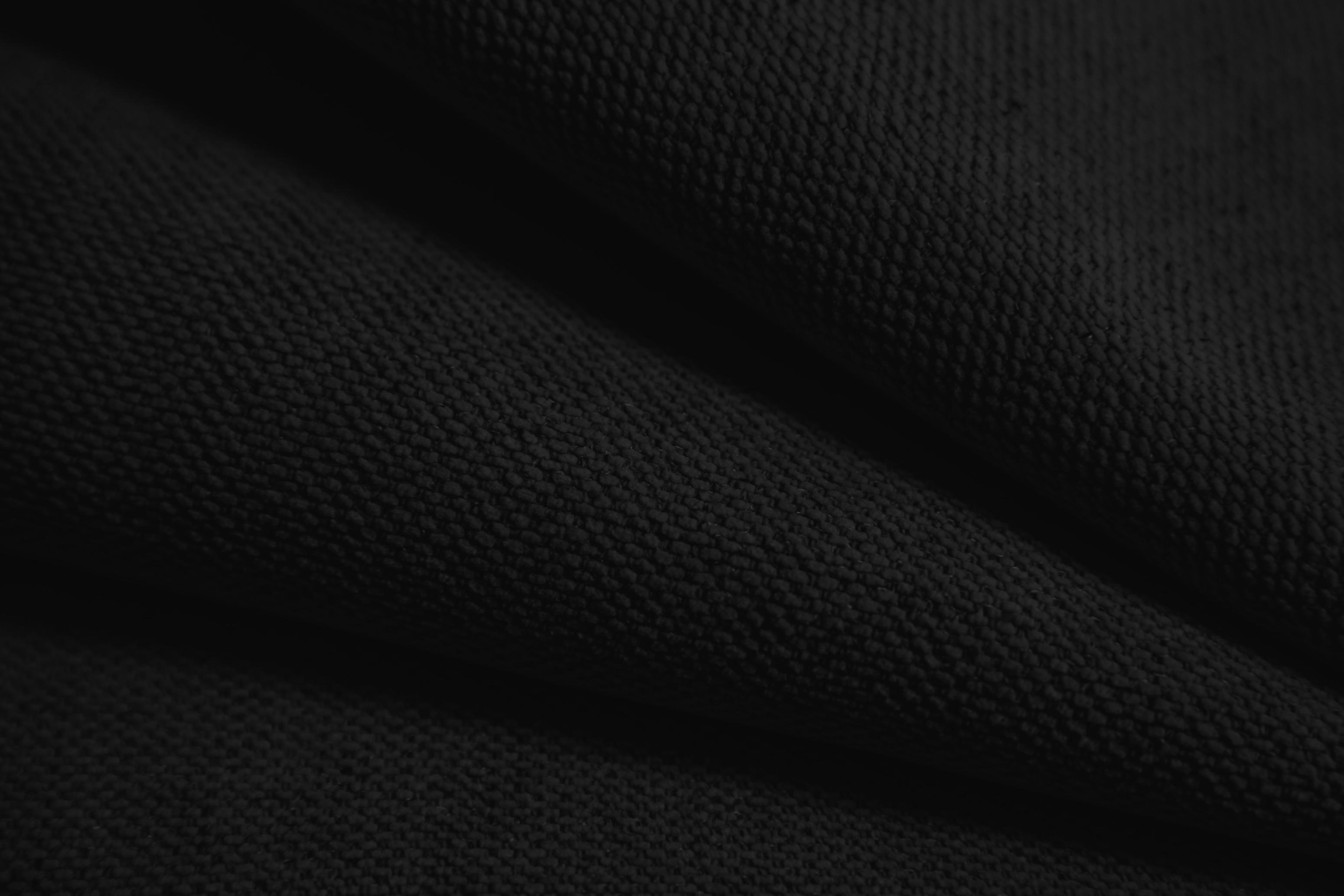 2-seater Sofa ASTRO black chenille