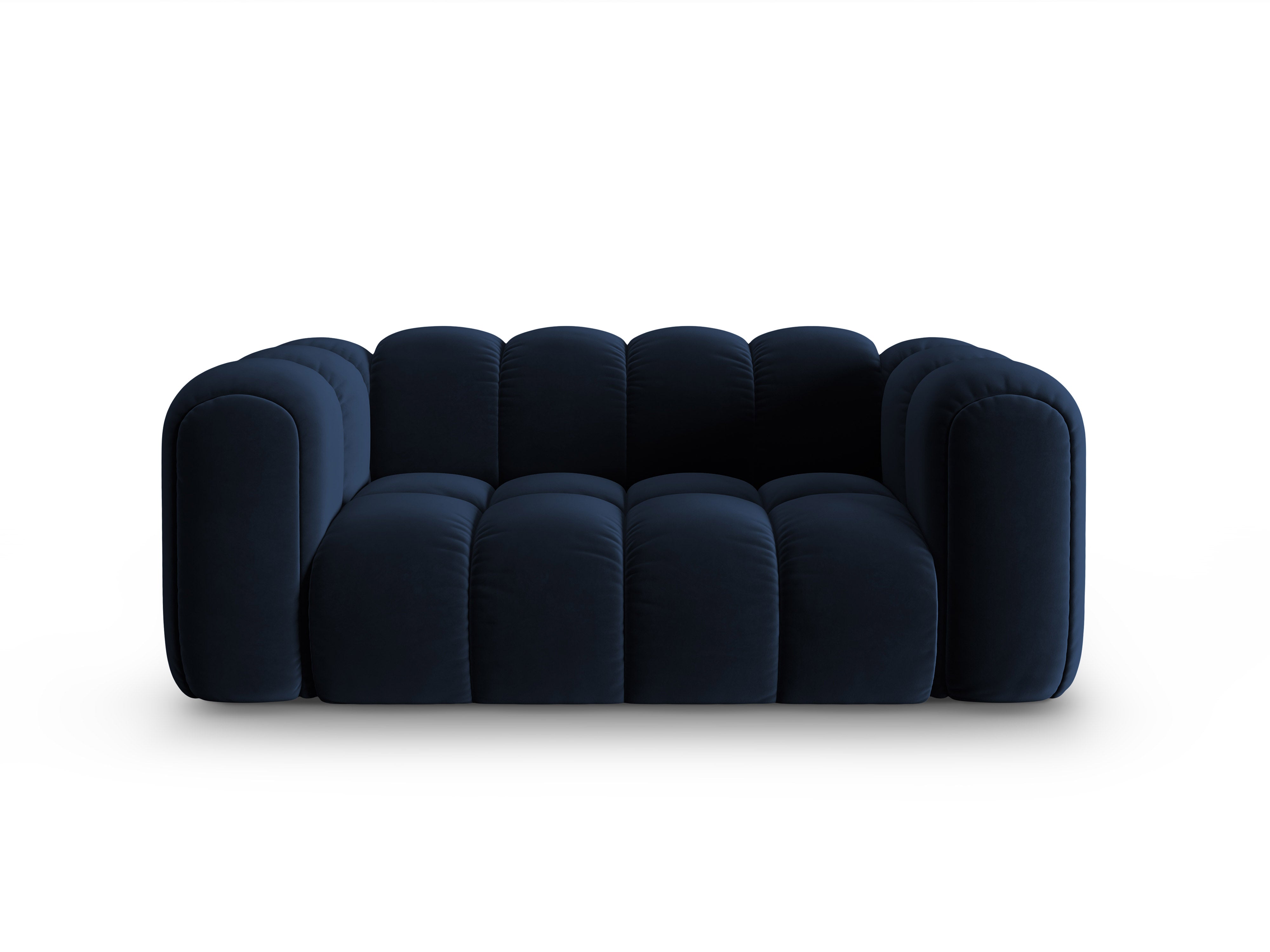 Sofa aksamitna 2-osobowa ASTRO granat królewski