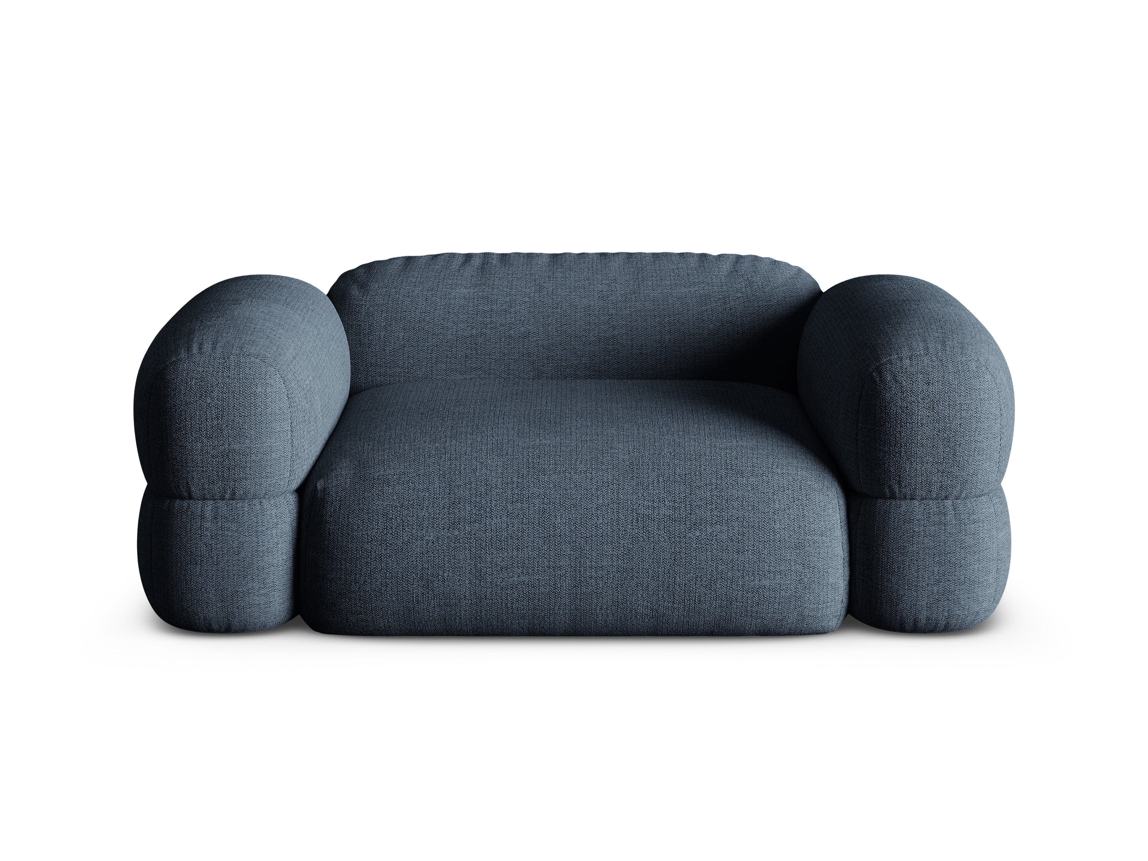 Sofa 2-osobowa ROGER ciemnoniebieski szenil