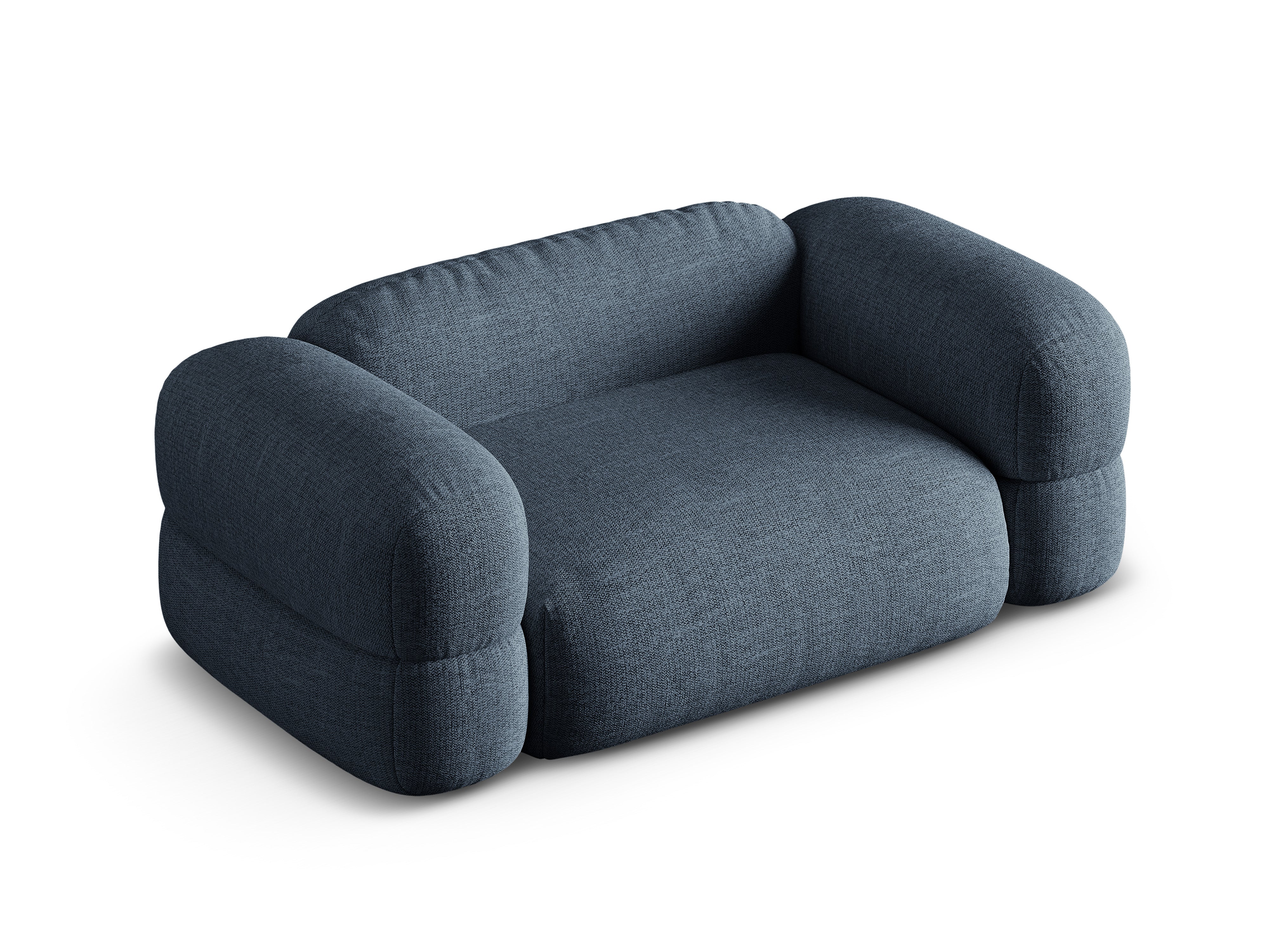 Sofa 2-osobowa ROGER ciemnoniebieski szenil