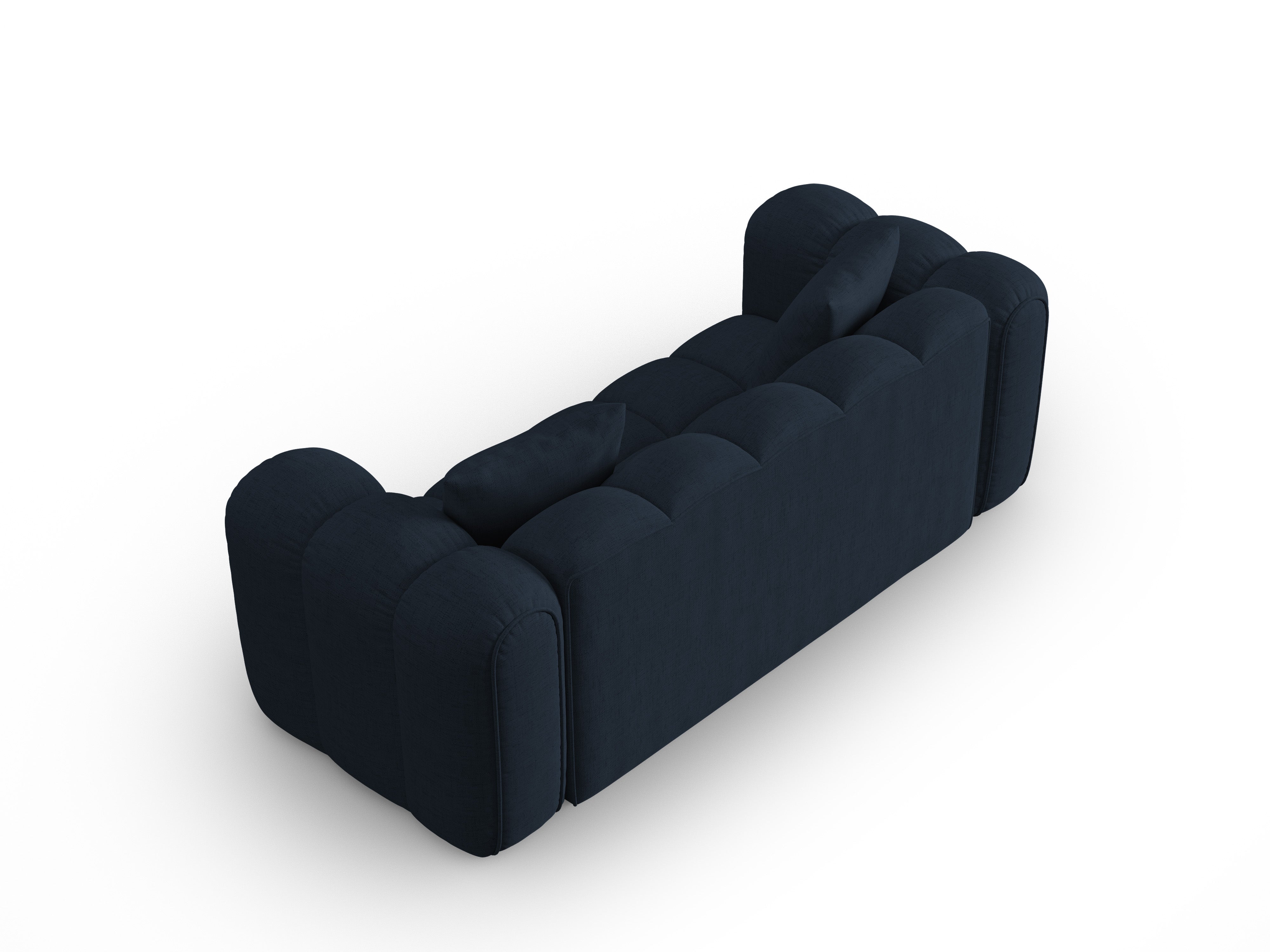 3-seater Sofa ASTRO royal navy chenille