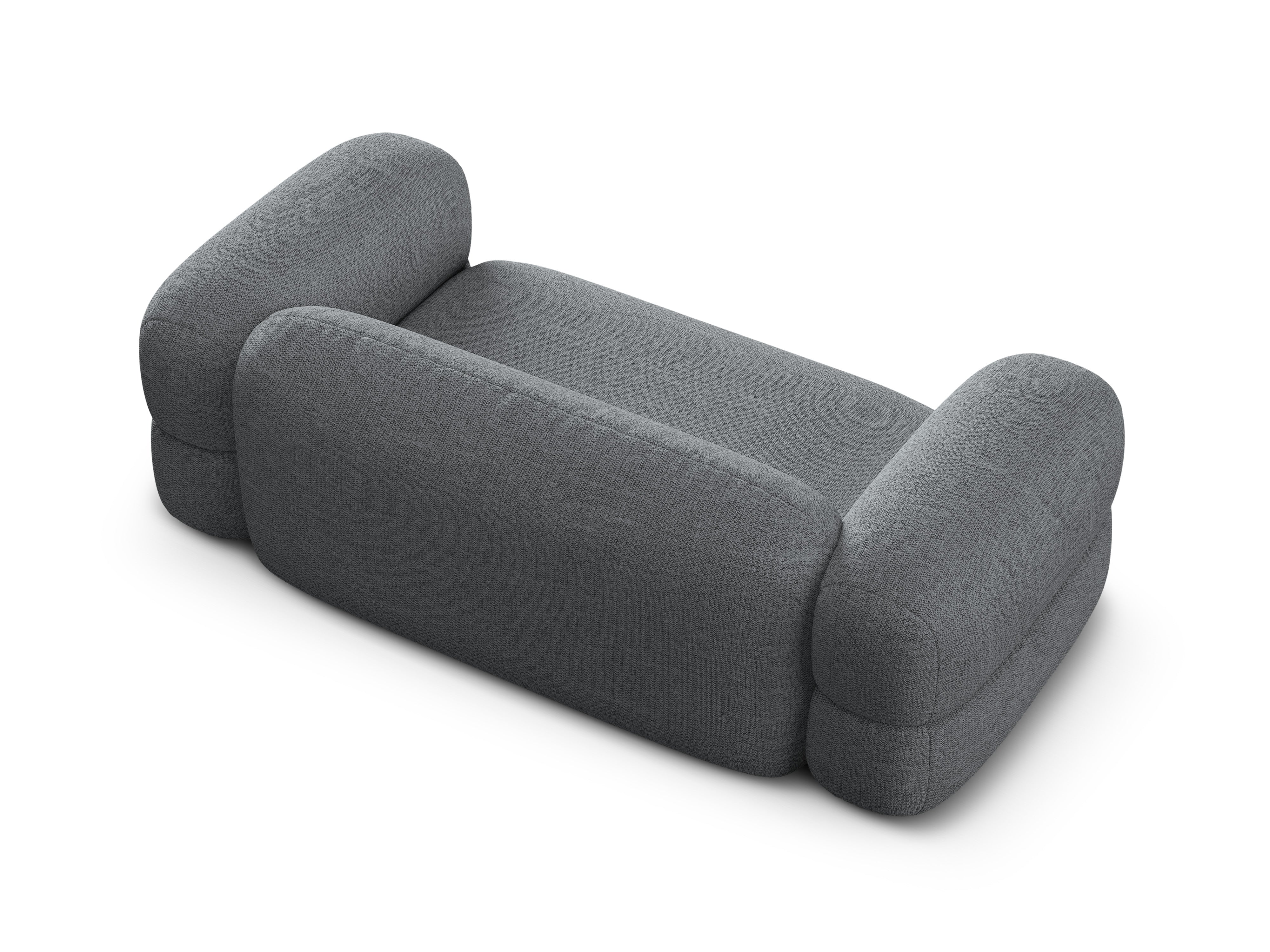 3-seater Sofa ROGER gray chenille