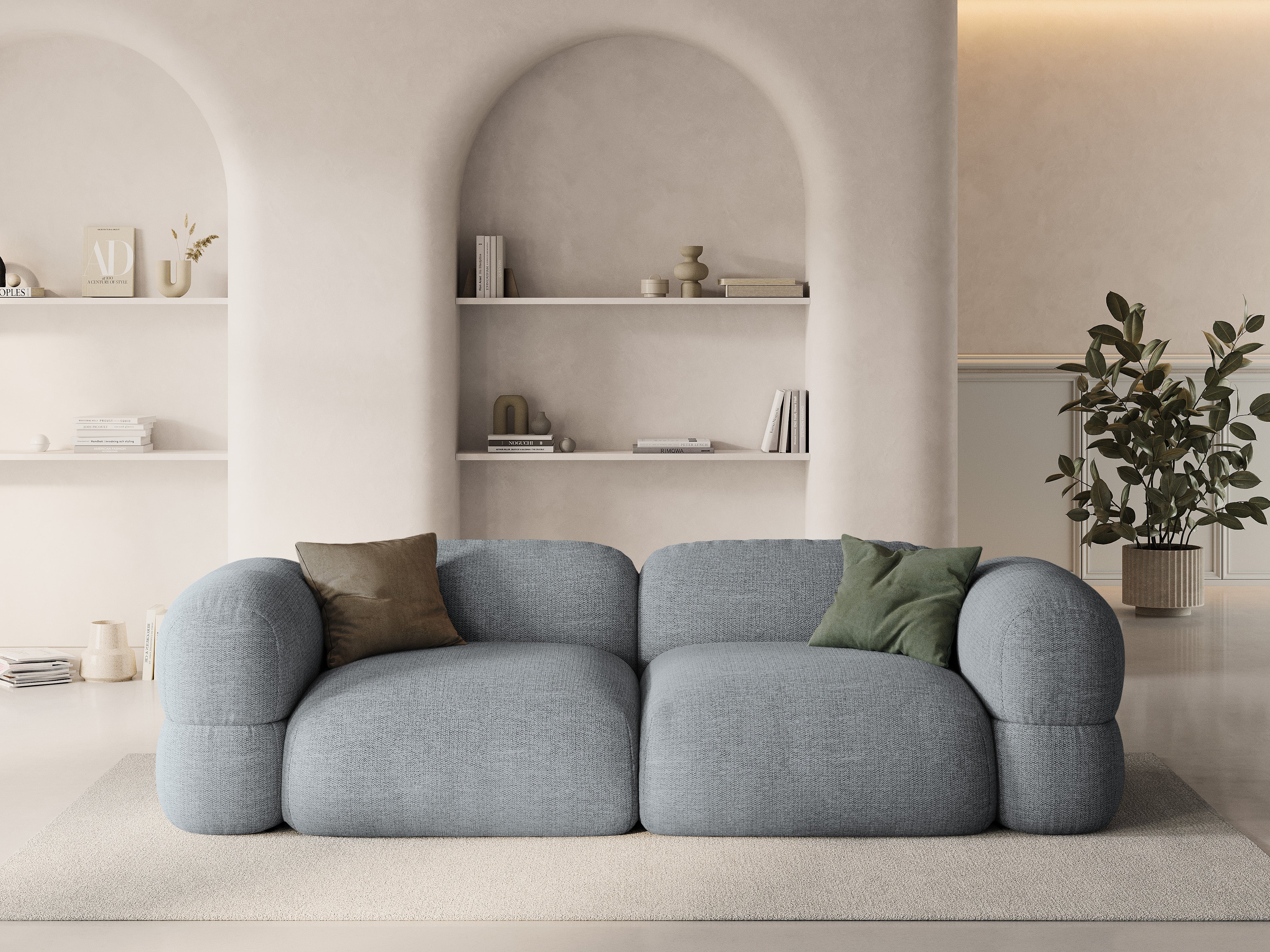 Sofa 4-osobowa ROGER szary szenil