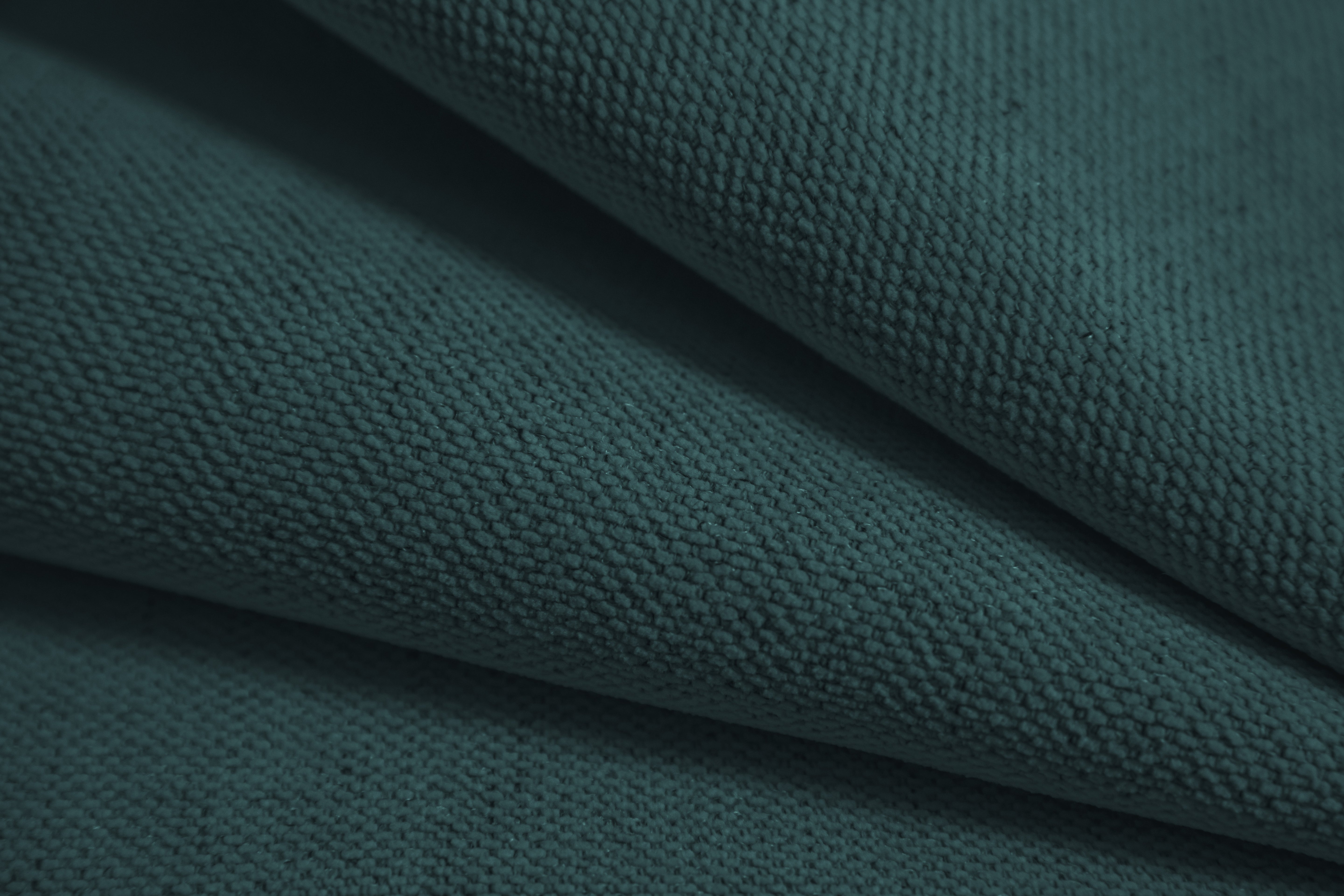 Open left-sided corner sofa ASTRO turquoise chenille