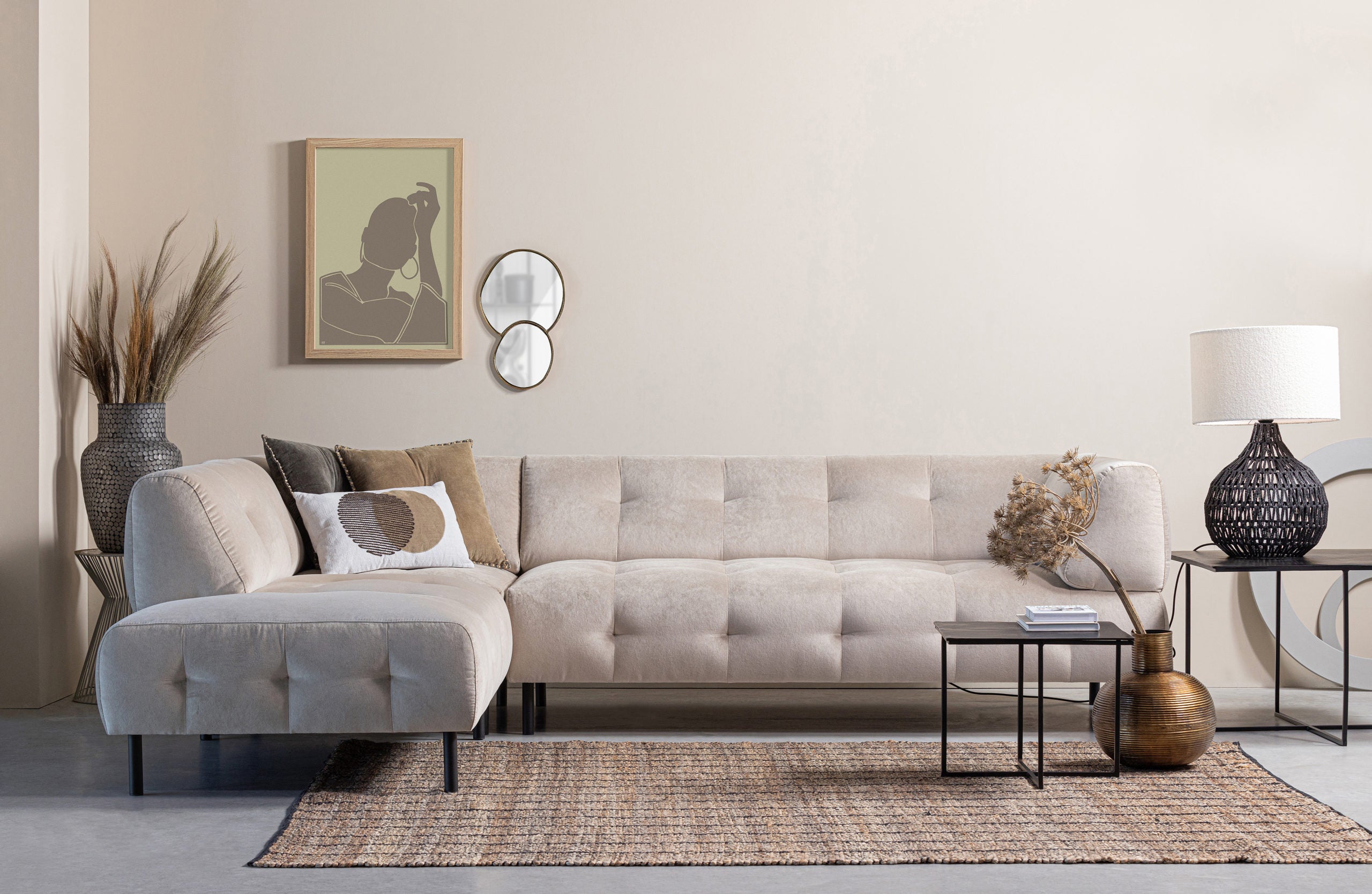 Sofa 4-osobowa LLOYD zielony melanż