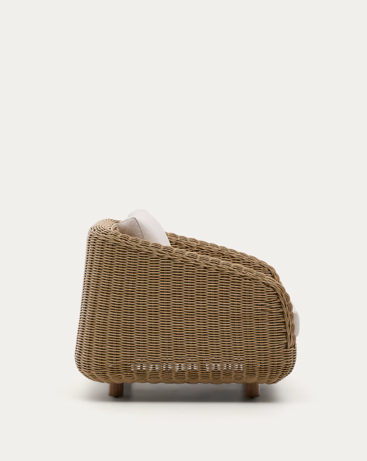 Fotel zewnętrzny MERIA rattan syntetyczny