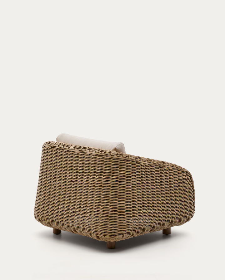 Fotel zewnętrzny MERIA rattan syntetyczny