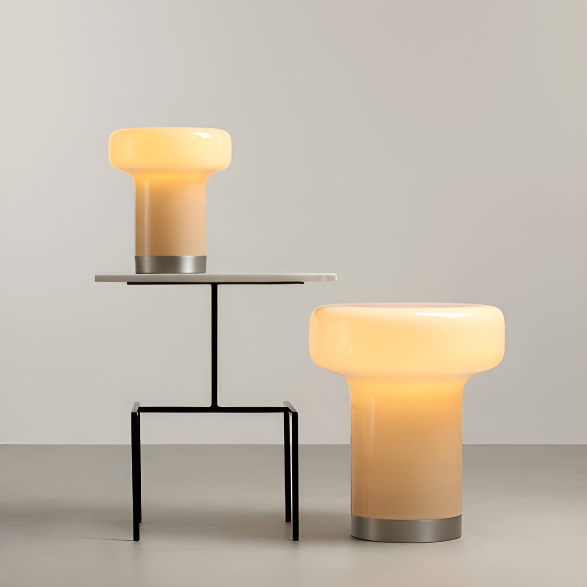 Lampa podłogowa BONBON beżowy