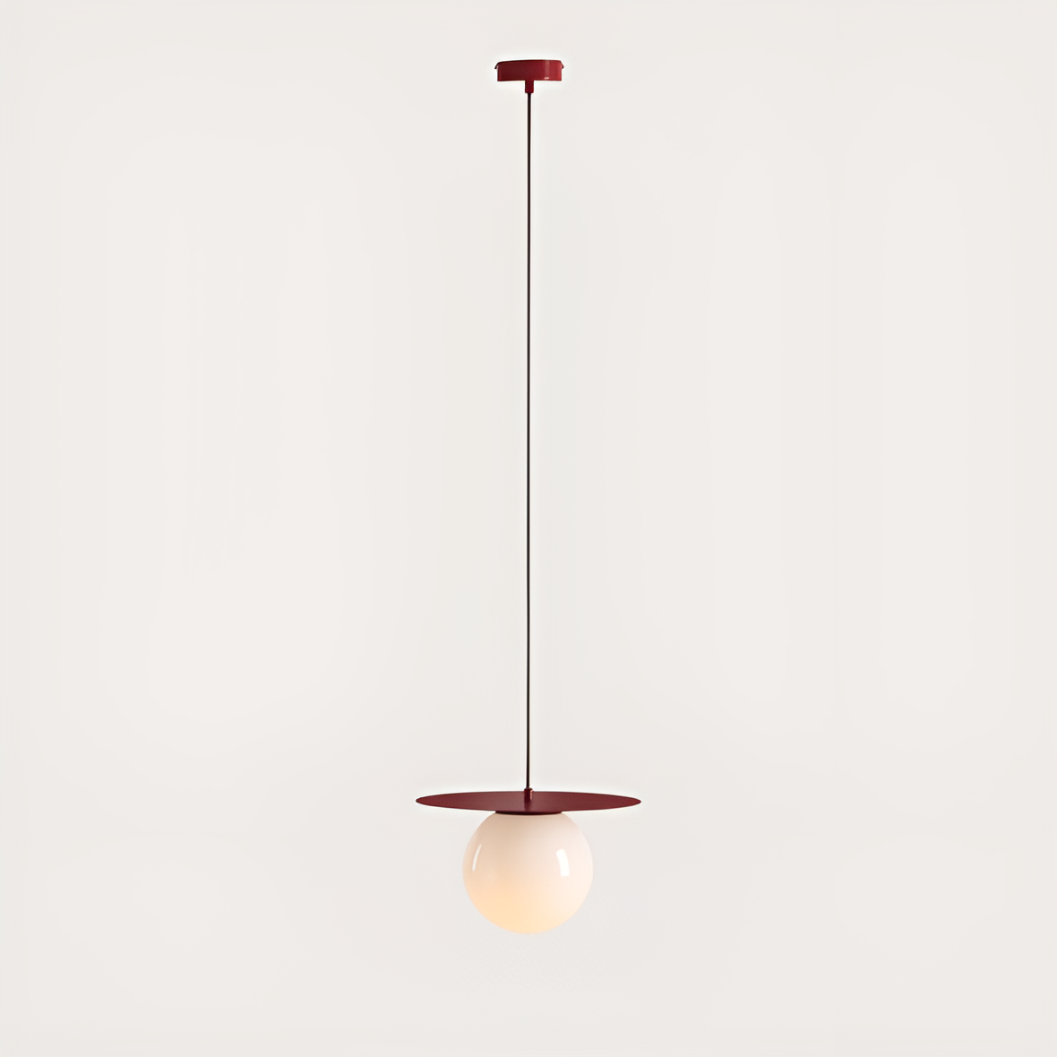 LOOP Pendelleuchte burgund