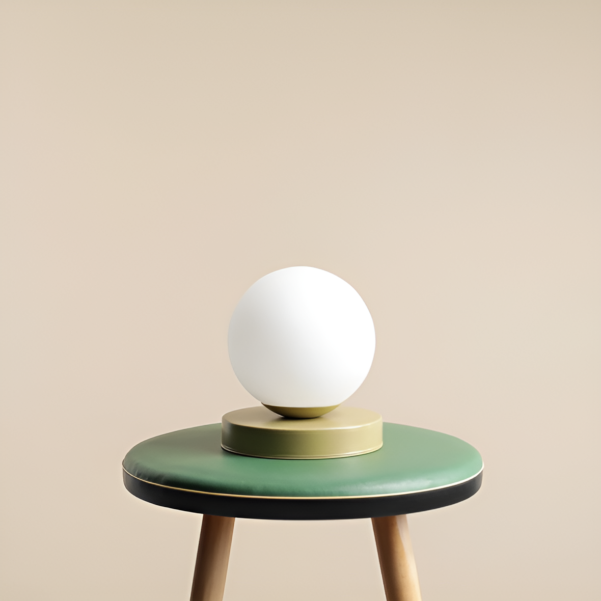 Lampa stołowa BALL pistacjowy