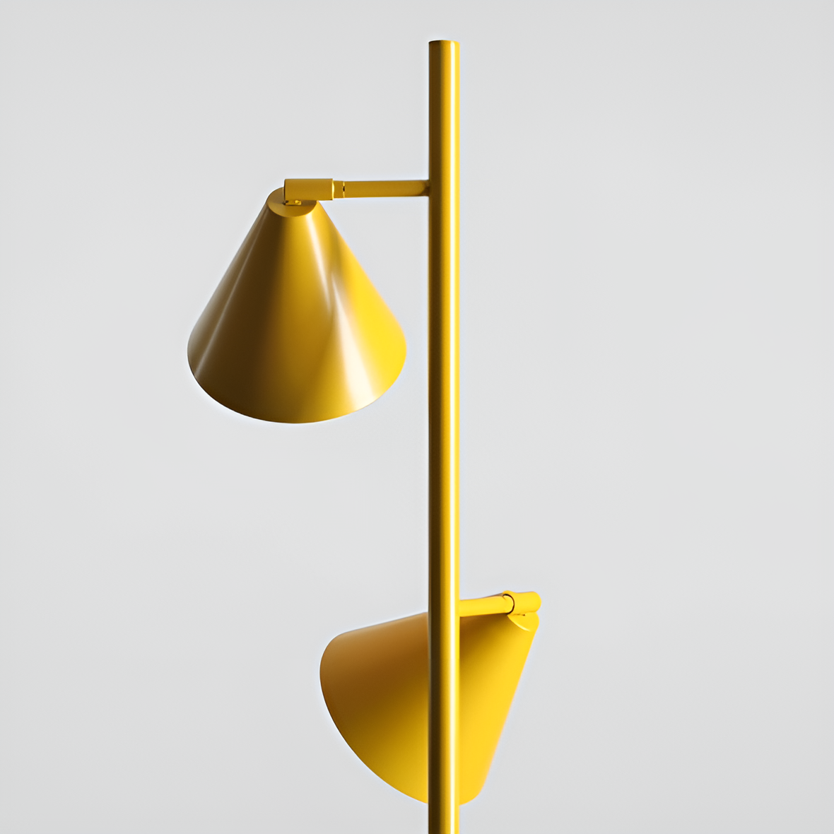Floor lamp Duo mustard