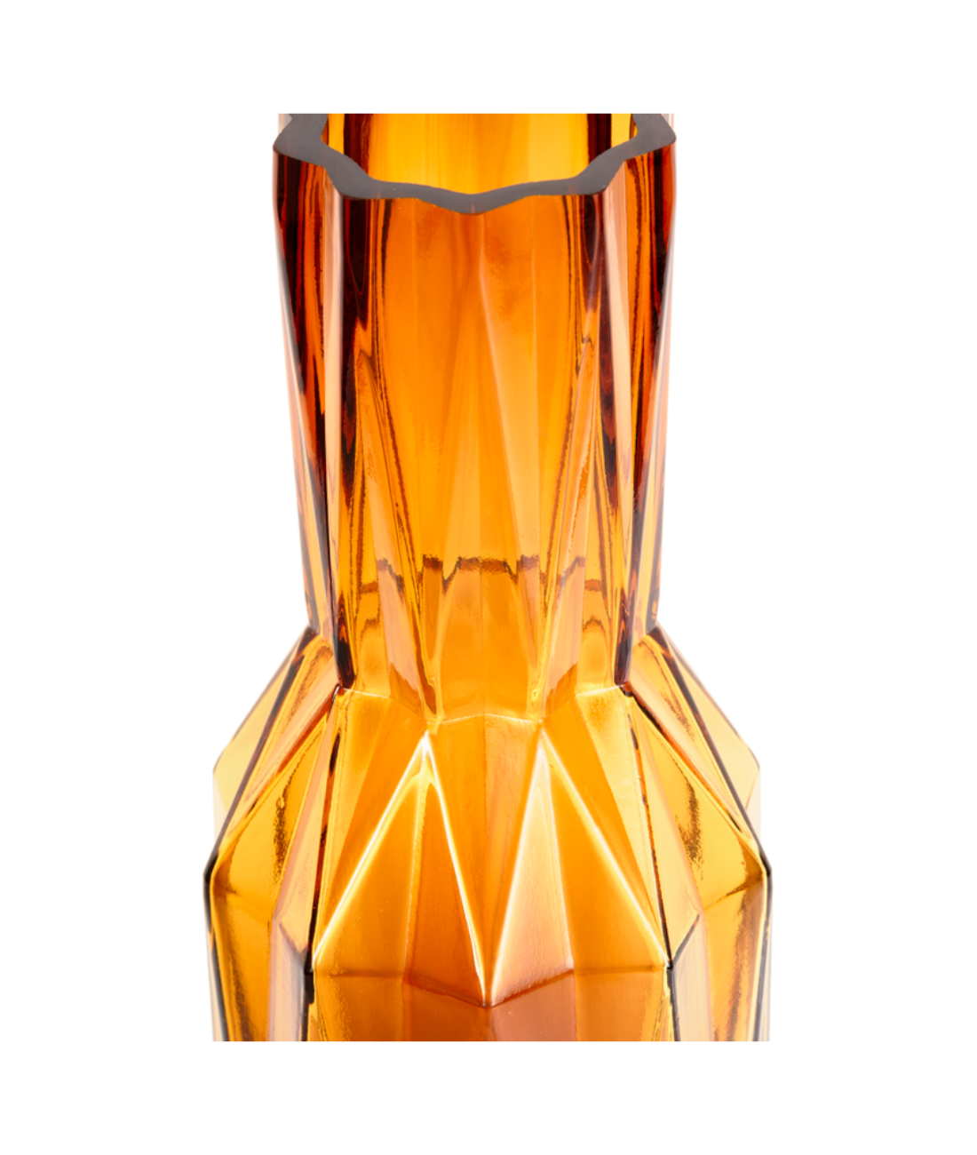 Wazon FOLDS GLASS bursztynowy