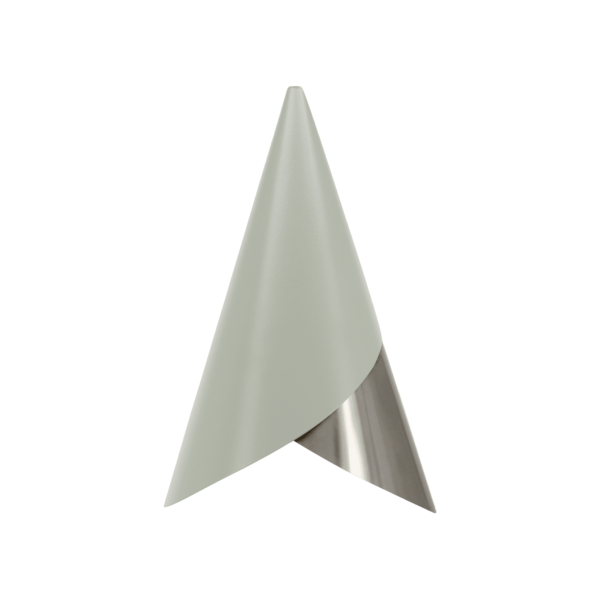 Abażur CORNET pistacjowy ze srebrnym UMAGE Eye on Design