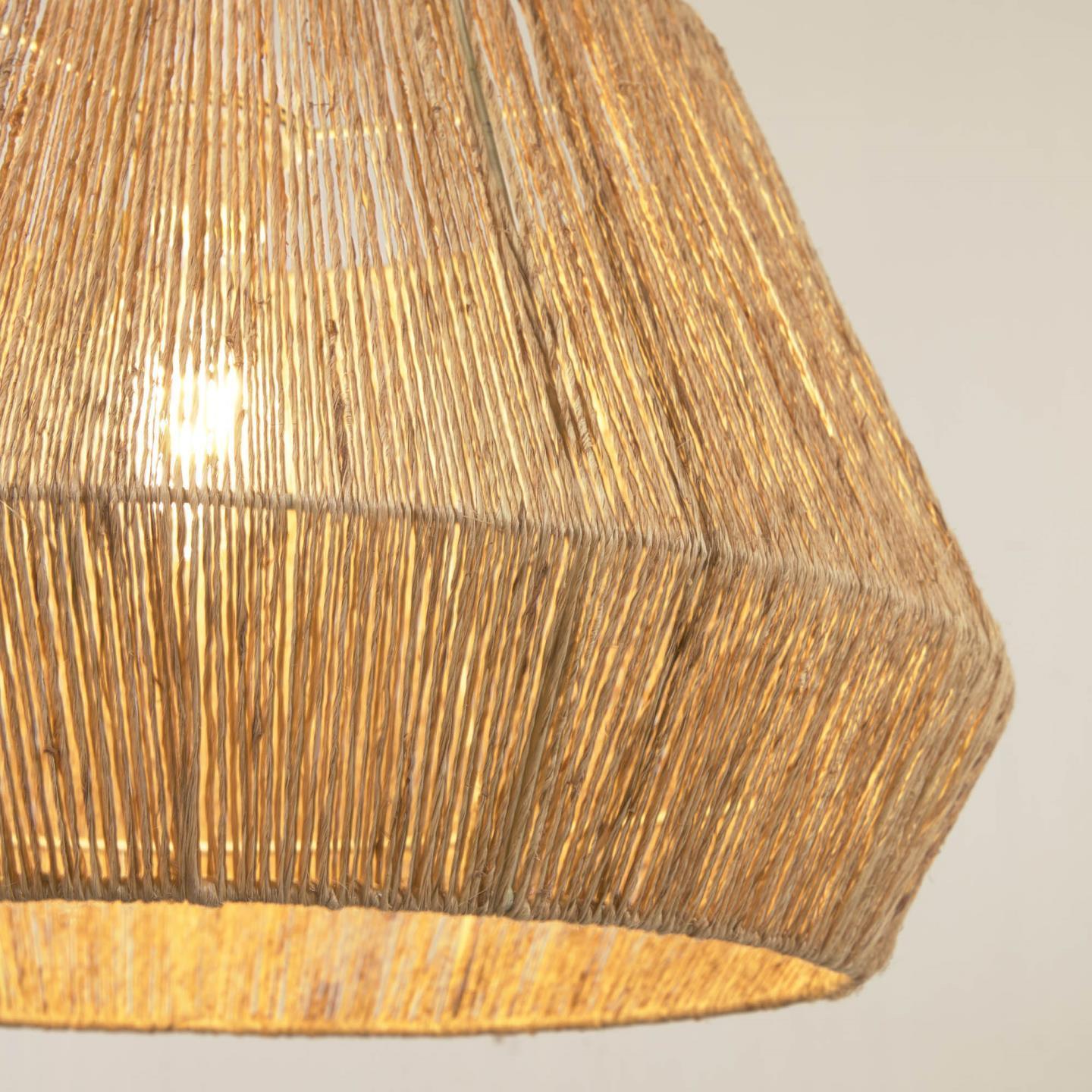 Abażur lampy wiszącej CRISMILDA jutowy La Forma Eye on Design