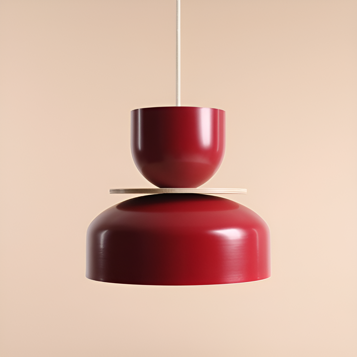Lampa wisząca UTO bordowy
