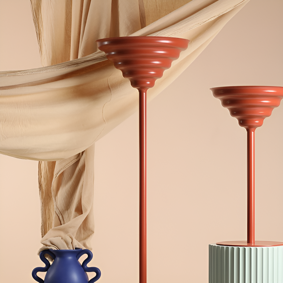 Floor lamp brick wave