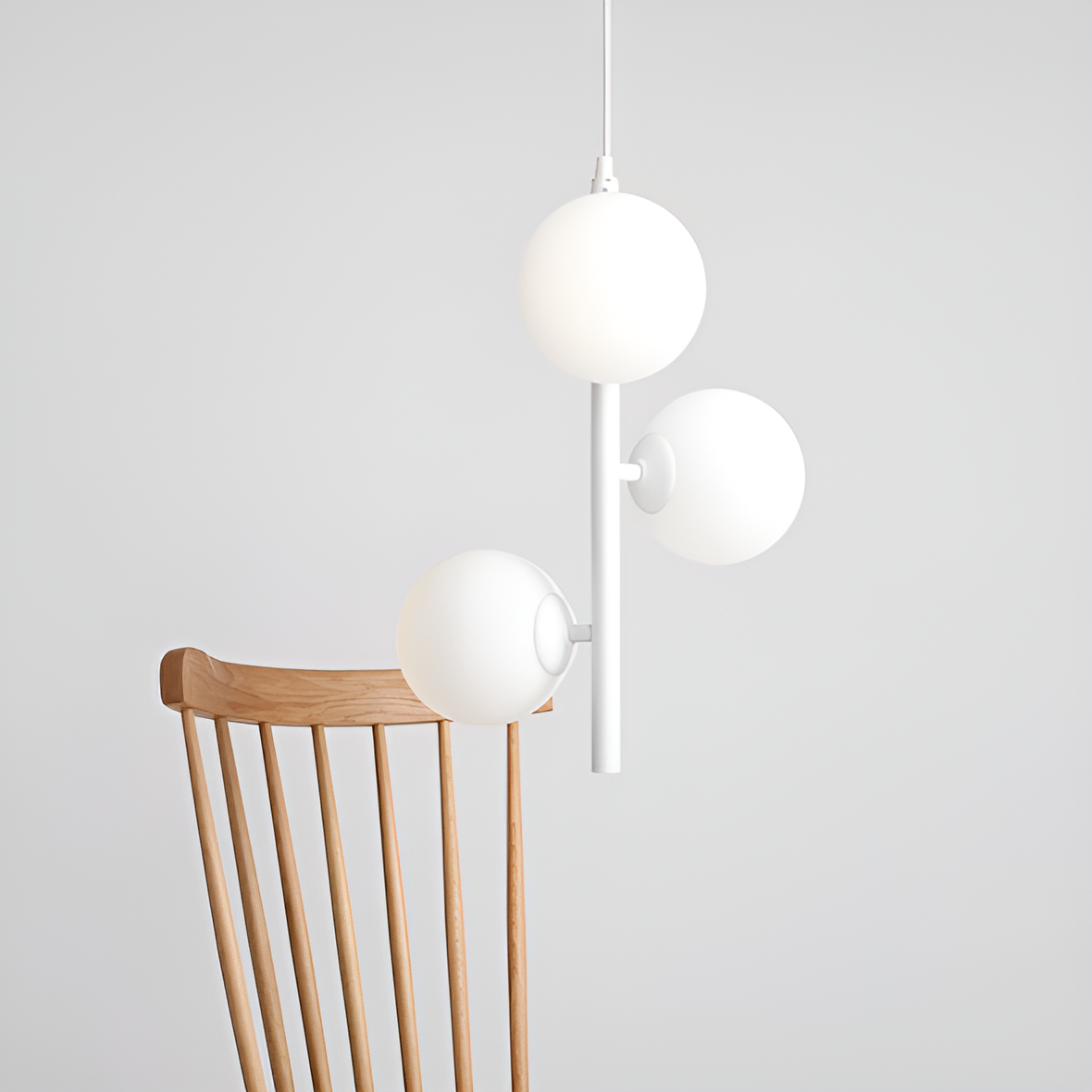 Lampa wisząca FINN TRIO biały