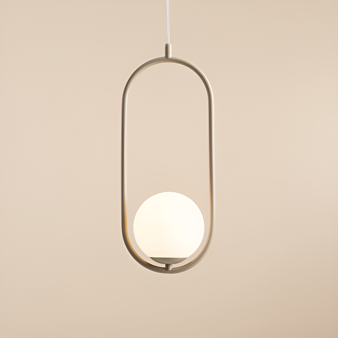 Lampa wisząca RIVA beżowy