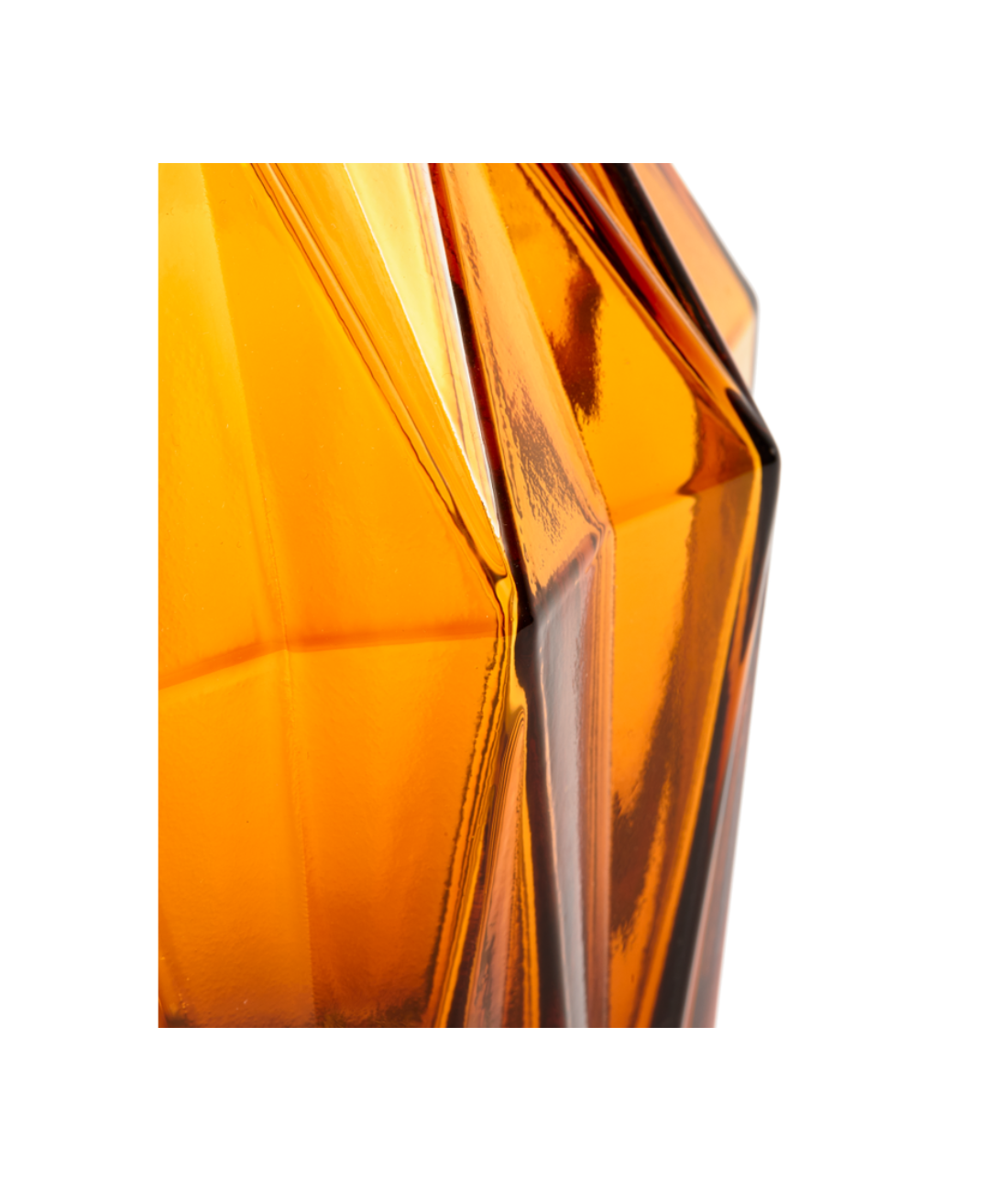 Wazon FOLDS GLASS bursztynowy