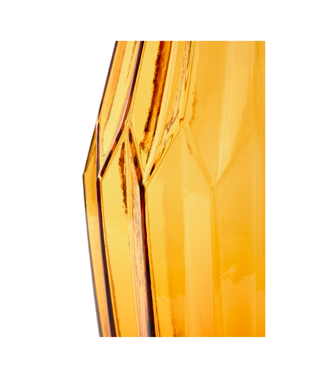 Wazon FOLDS GLASS bursztynowy