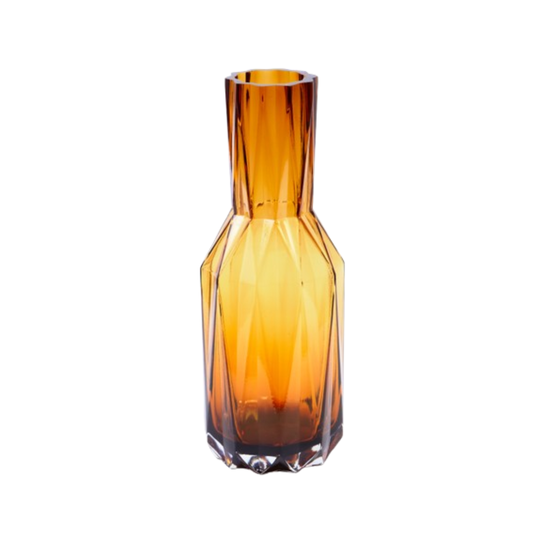 Wazon FOLDS GLASS bursztynowy