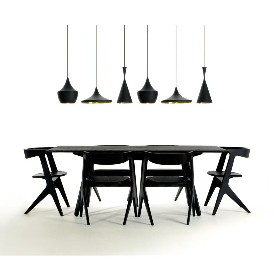 Lampa wisząca BEAT czarny z miedzianym