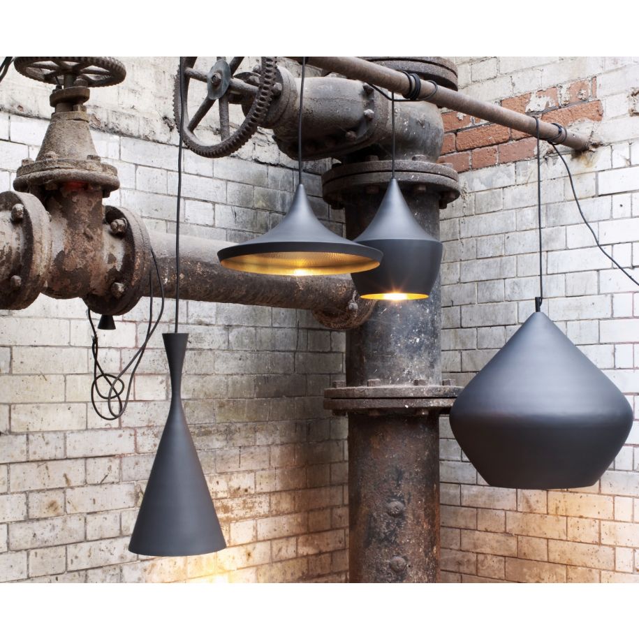 Lampa wisząca BEAT czarny z miedzianym