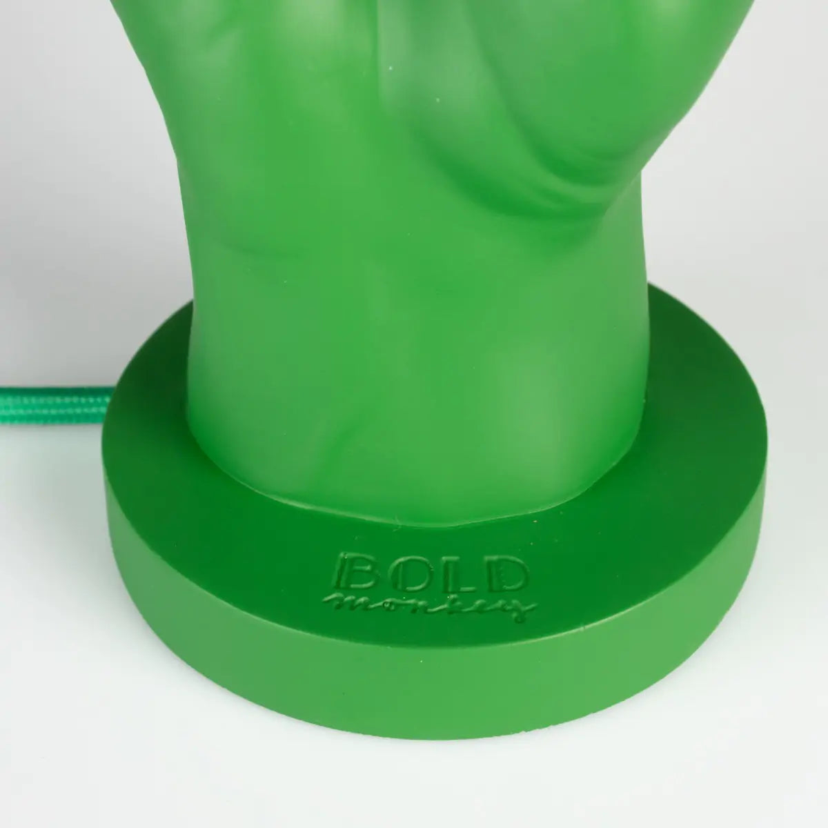 WHAT IF green table lamp