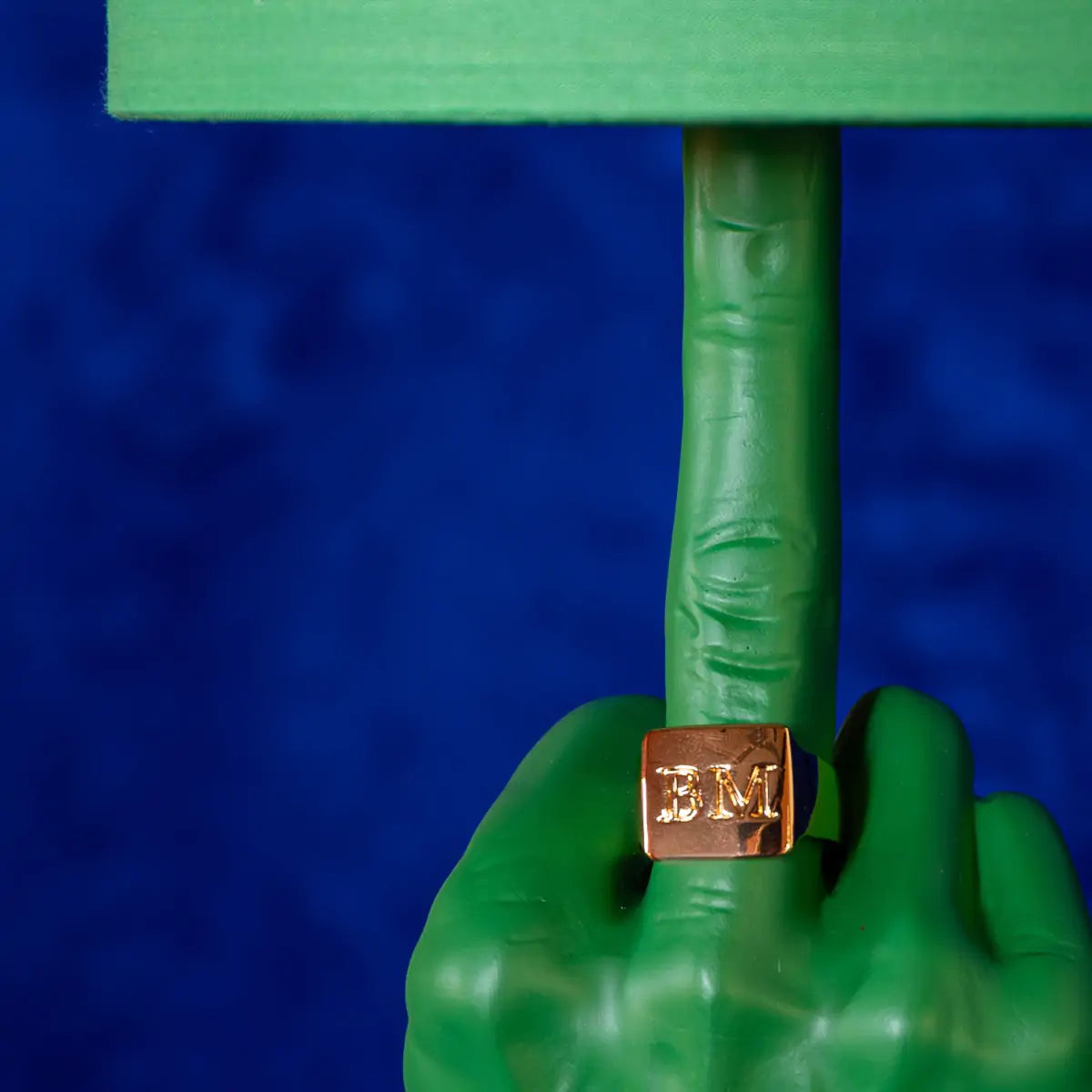 WHAT IF green table lamp