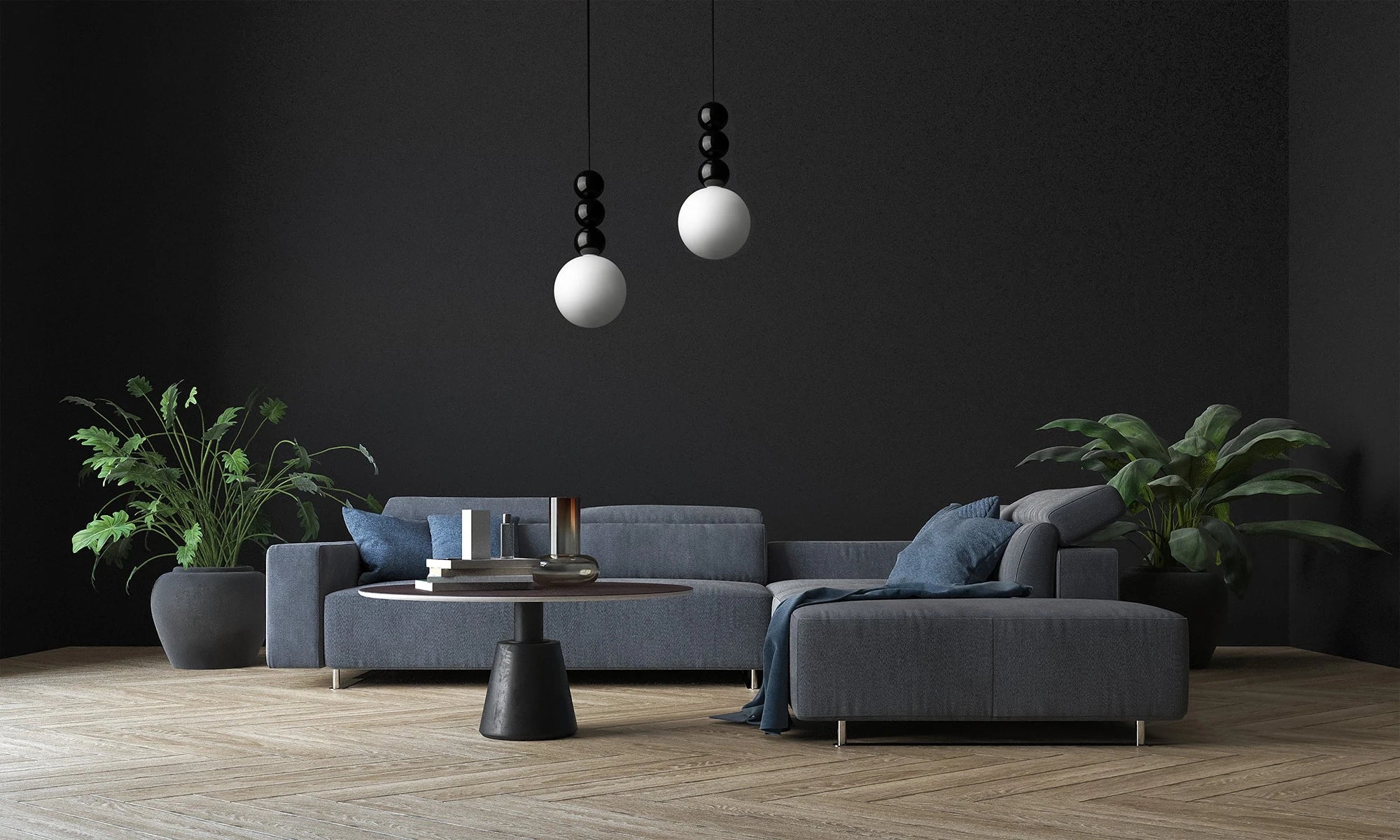 Lampa wisząca BOLA BOLA PIANO czarny