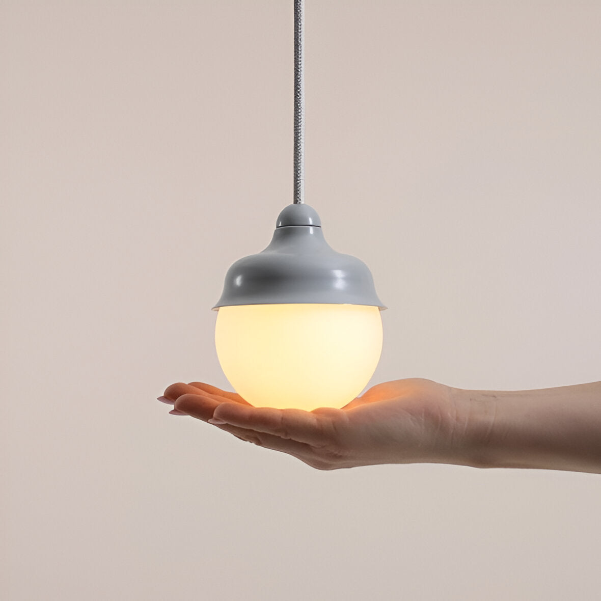 Lampa wisząca FALA szary