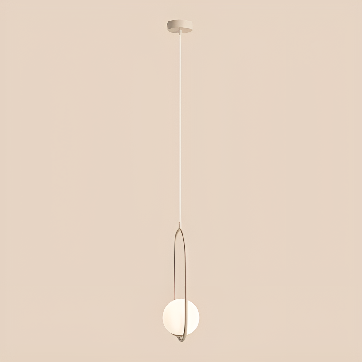 Lampa wisząca RIVA beżowy