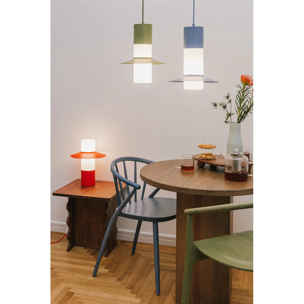 CAPONIO table lamp red-orange