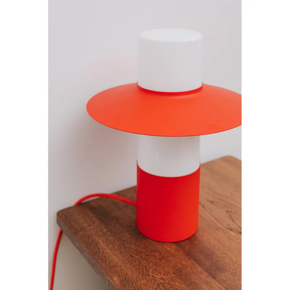 CAPONIO table lamp red-orange