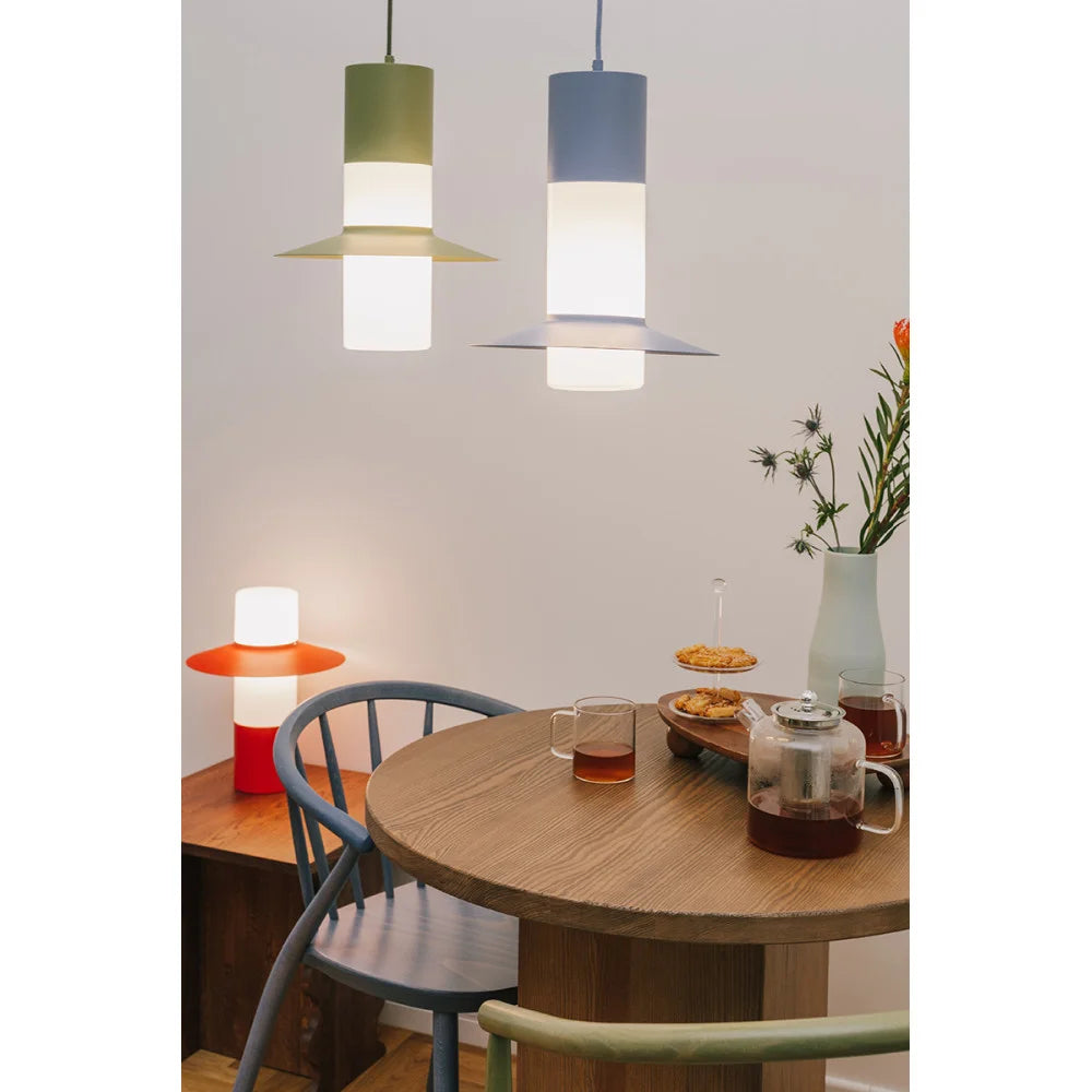 CAPONIO table lamp red-orange