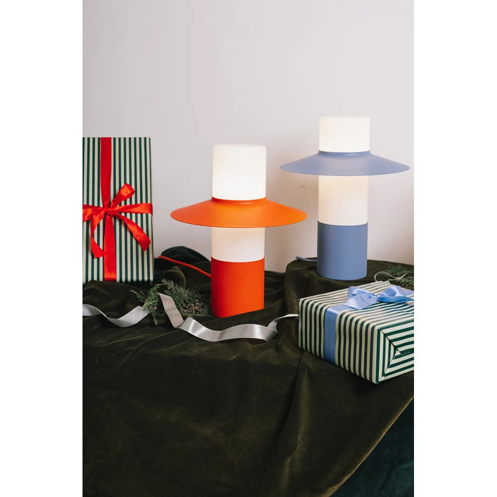CAPONIO table lamp red-orange