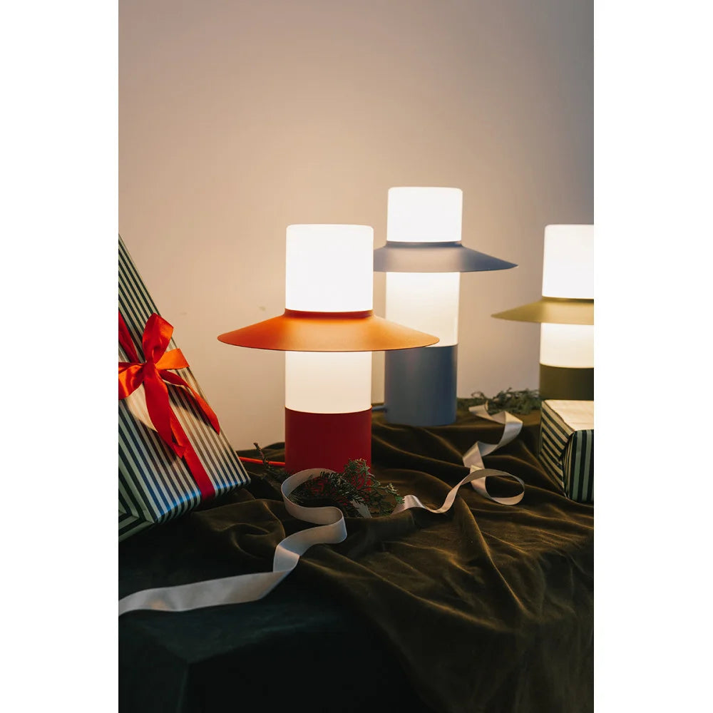 CAPONIO table lamp red-orange