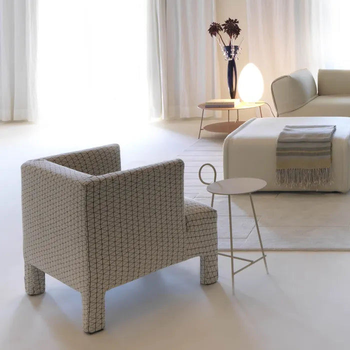 Carmina Beige Side Table