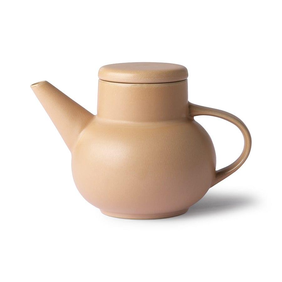 Ceramiczny dzbanek do herbaty BUBBLE żółty HKliving Eye on Design