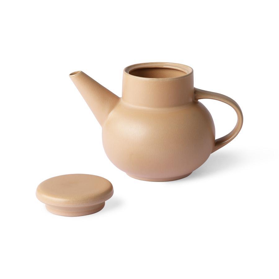 Ceramiczny dzbanek do herbaty BUBBLE żółty HKliving Eye on Design