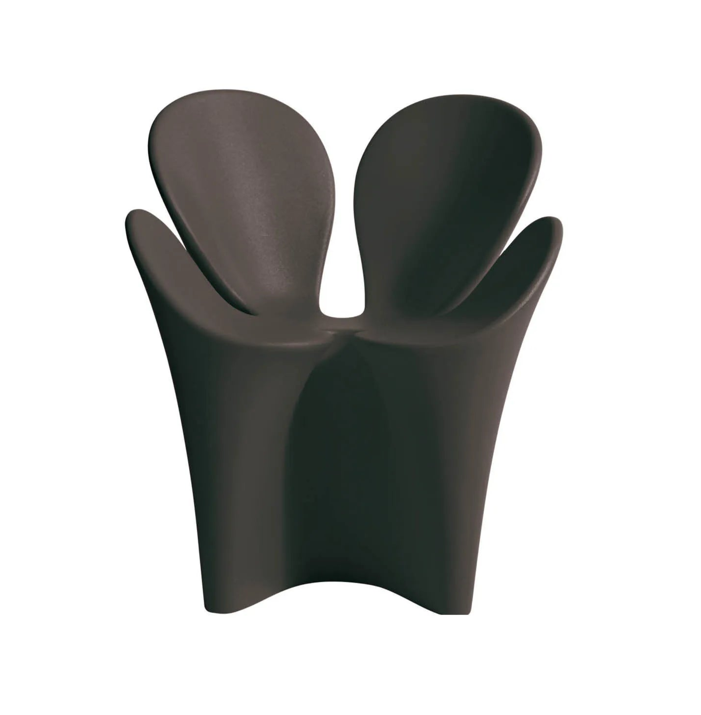 Anthracite clover armchair