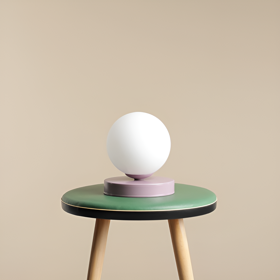 Lampa stołowa BALL liliowy