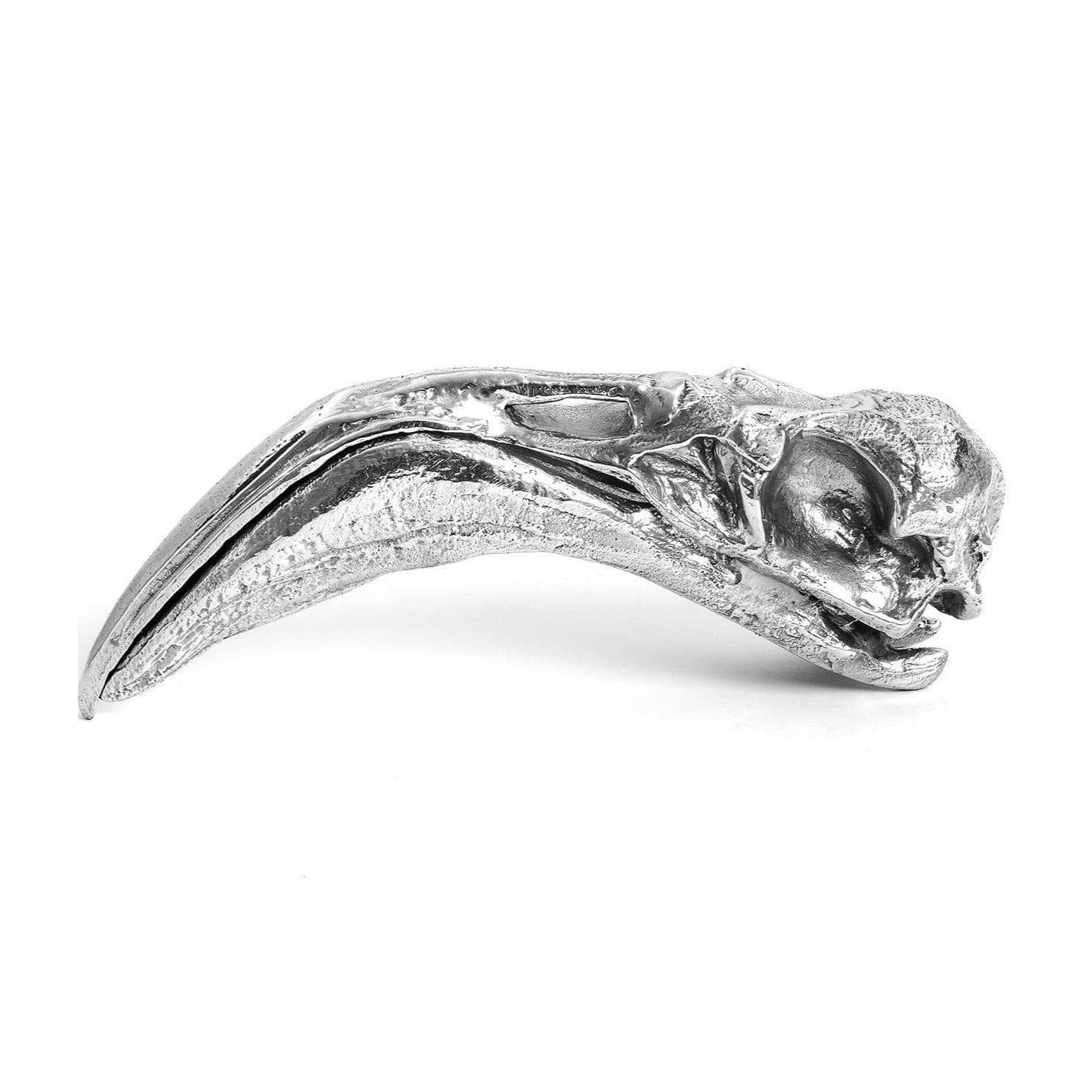 Dekoracja WUNDERKAMMER FLAMINGO SKULL srebrny Seletti Eye on Design