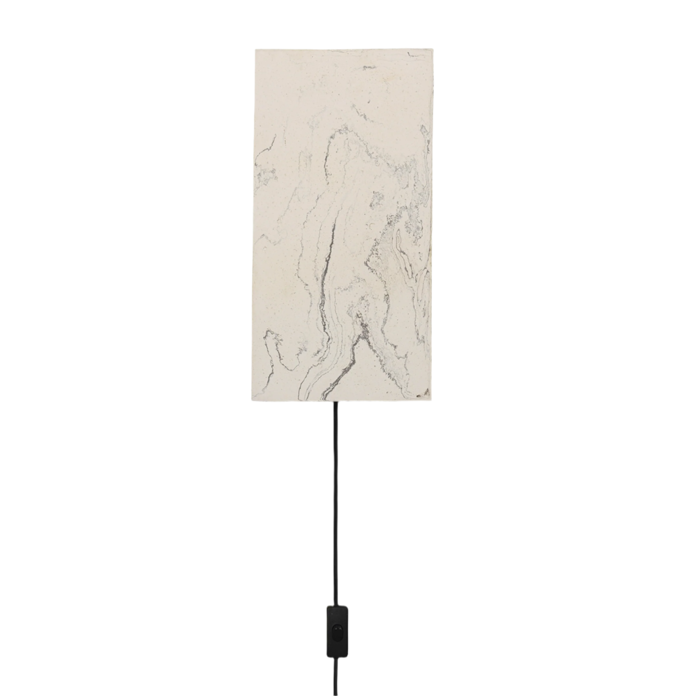 Lampa ścienna ARGILLA marmurkowy biały