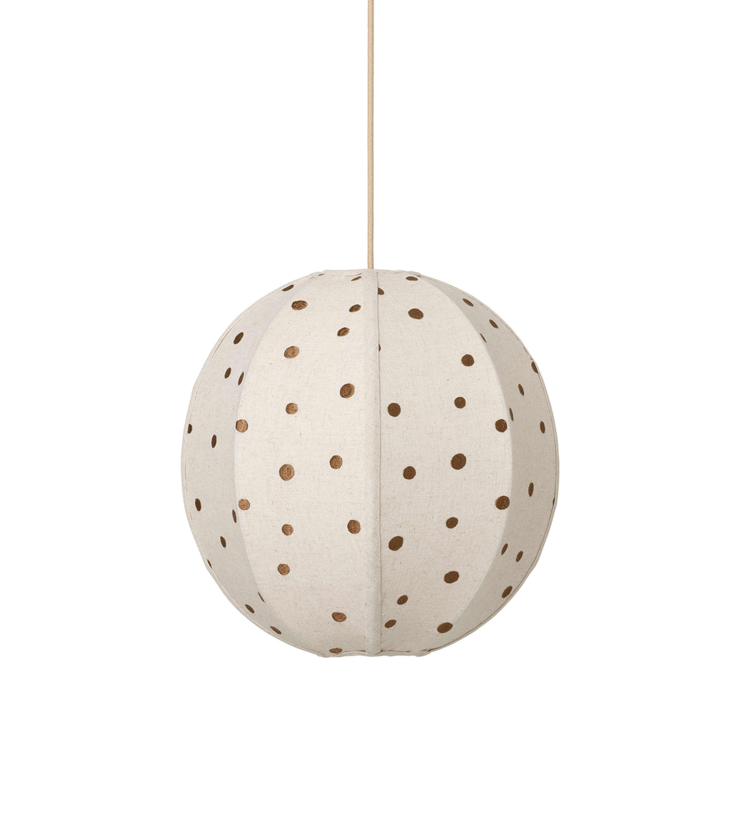 Abażur DOTS TEXTILE jasnobeżowy