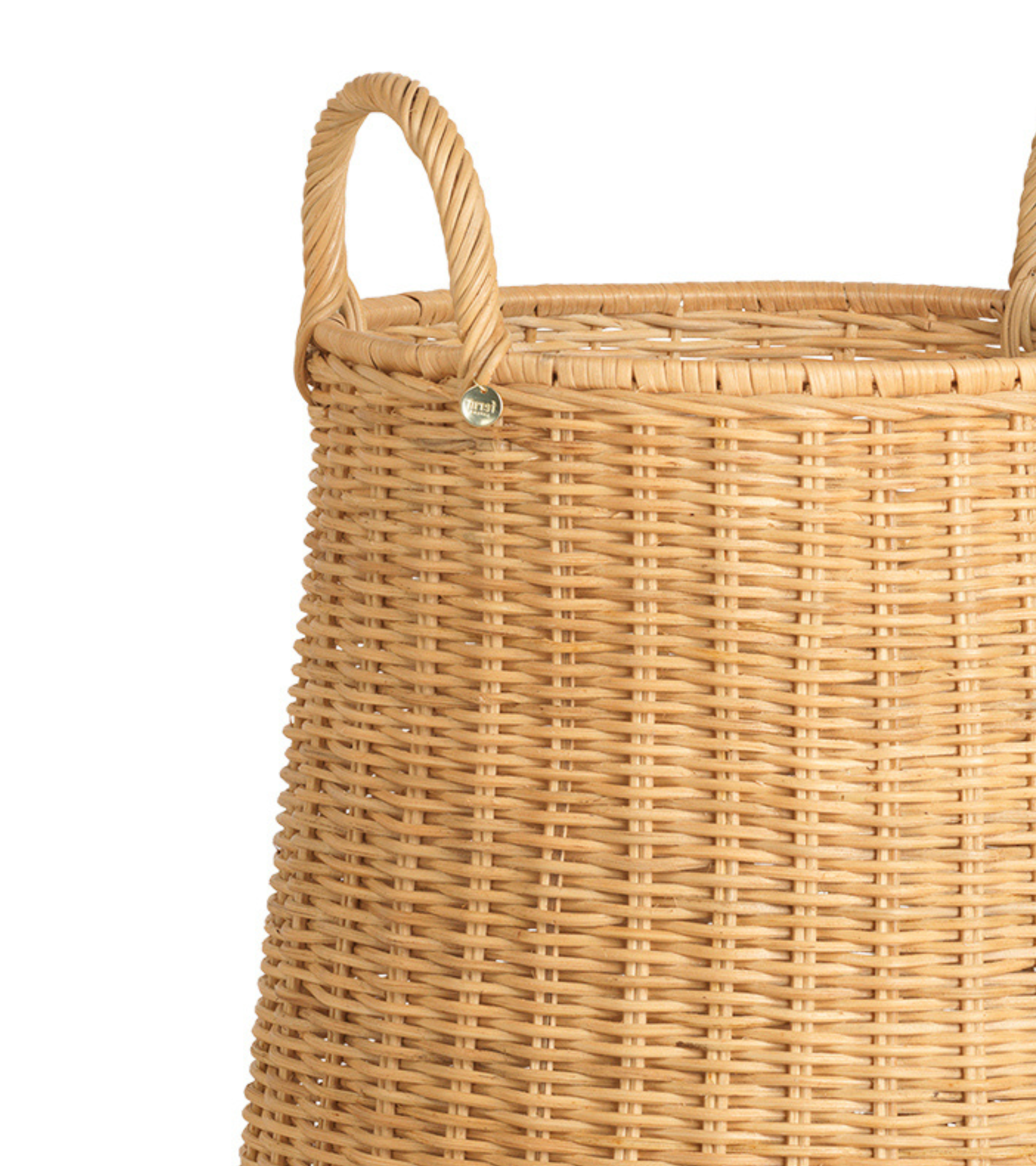Kosz na pranie BRAIDED LAUNDRY BASKET rattan